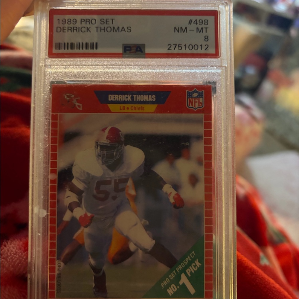 1989 Derrick Thomas Football Card